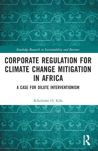 Cover image for Corporate Regulation for Climate Change Mitigation in Africa