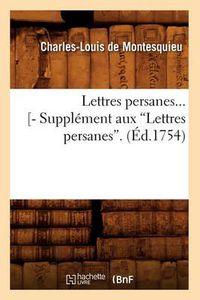 Cover image for Lettres Persanes. Tome 1 (Ed.1754)