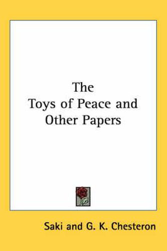 Cover image for The Toys of Peace and Other Papers