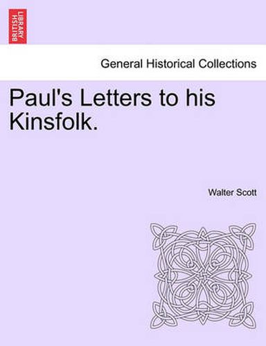 Cover image for Paul's Letters to His Kinsfolk.