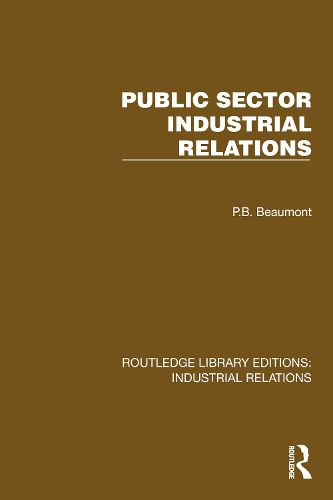 Cover image for Public Sector Industrial Relations