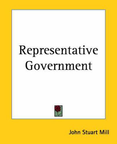 Cover image for Representative Government