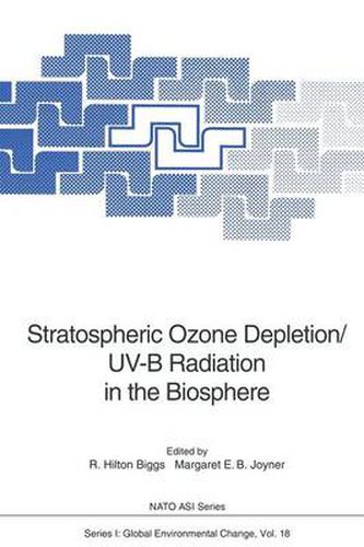 Cover image for Stratospheric Ozone Depletion/UV-B Radiation in the Biosphere