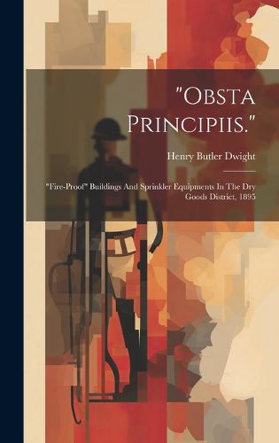 Cover image for "obsta Principiis."