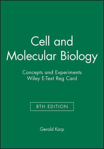 Cover image for Cell and Molecular Biology: Concepts and Experiments