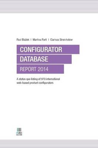 Cover image for Configurator Database Report 2014