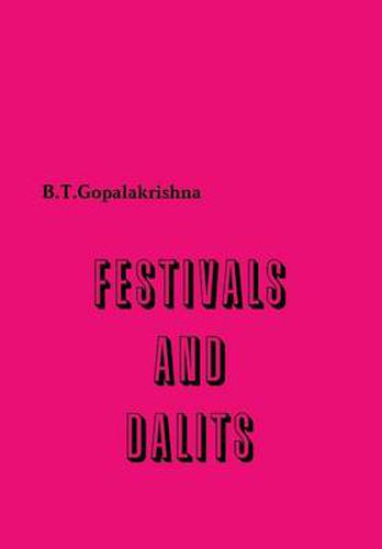 Cover image for Festivals and Dalits