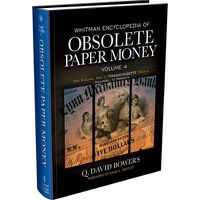 Cover image for Whitman Encyclopedia of Obsolete Paper Money Volume IV: New England, Part 2 Massachusetts Book 2