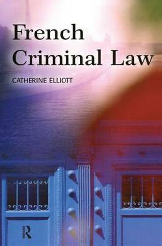 Cover image for French Criminal Law