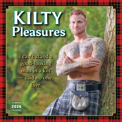 Cover image for 2026 Kilty Pleasures Wall Calendar