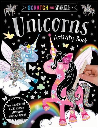 Cover image for Scratch and Sparkle Unicorns Activity Book