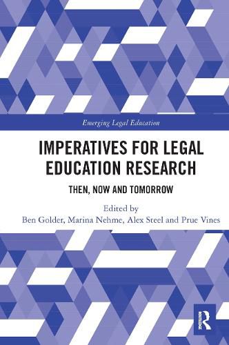 Cover image for Imperatives for Legal Education Research: Then, Now and Tomorrow