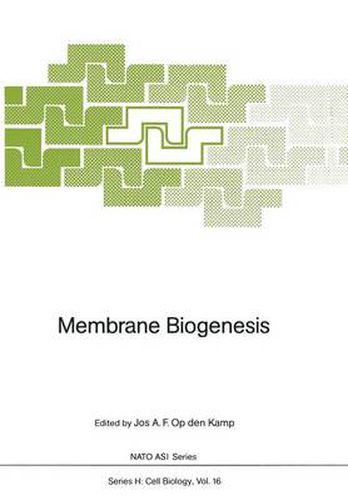 Cover image for Membrane Biogenesis