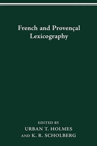 Cover image for French and Provencal Lexicography