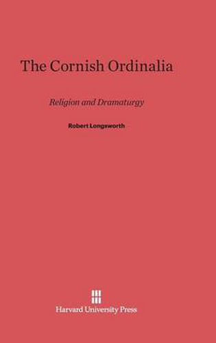 The Cornish Ordinalia