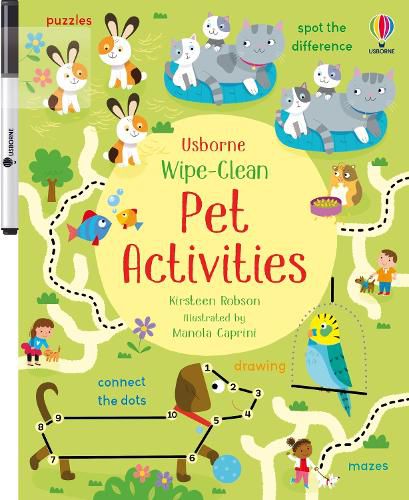 Cover image for Wipe-Clean Pet Activities