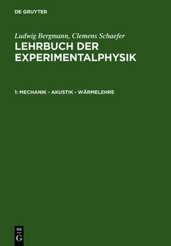 Cover image for Mechanik - Akustik - Warmelehre