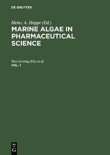 Cover image for Marine Algae in Pharmaceutical Science. Vol. 1