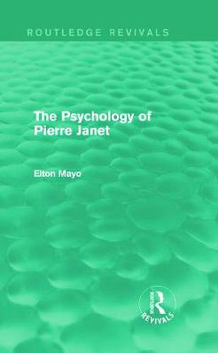 Cover image for The Psychology of Pierre Janet