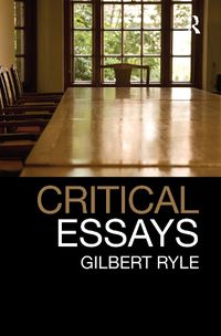 Cover image for Critical Essays: Collected Papers Volume 1