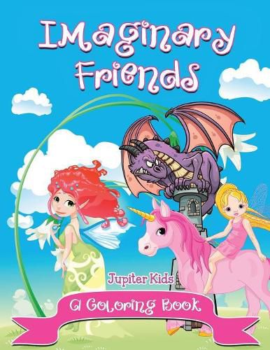 Cover image for Imaginary Friends (A Coloring Book)