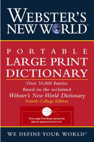 Cover image for Webster's New World Portable Large Print Dictionary