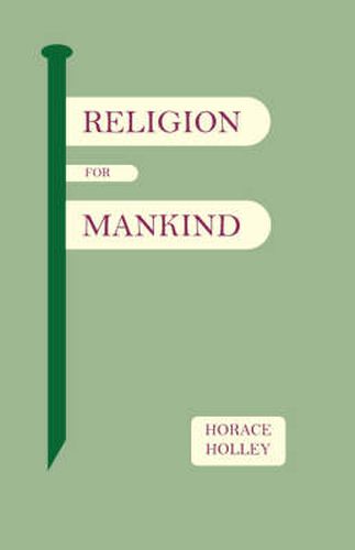 Cover image for Religion for Mankind