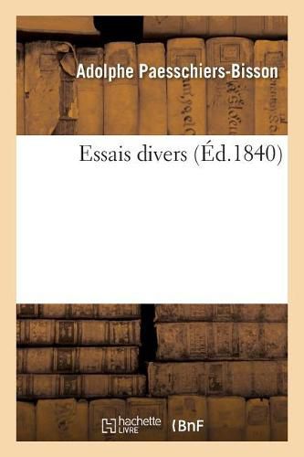 Cover image for Essais Divers