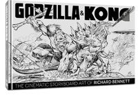 Cover image for GODZILLA & KONG: THE CINEMATIC STORYBOARD ART OF RICHARD BENNETT