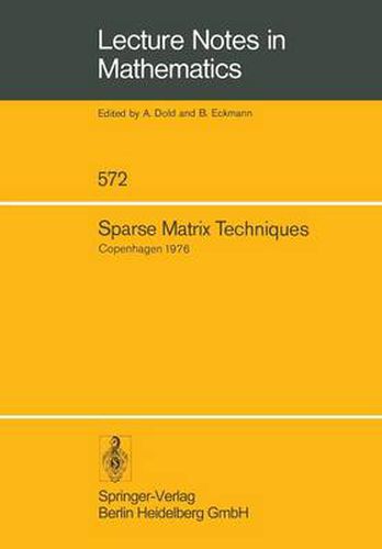 Cover image for Sparse Matrix Techniques: Copenhagen 1976