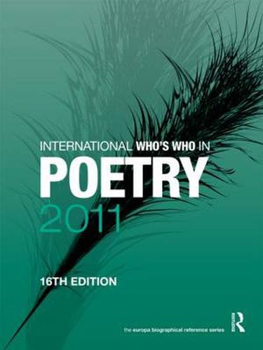 Cover image for International Who's Who in Poetry 2011