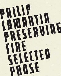 Cover image for Preserving Fire: Selected Prose