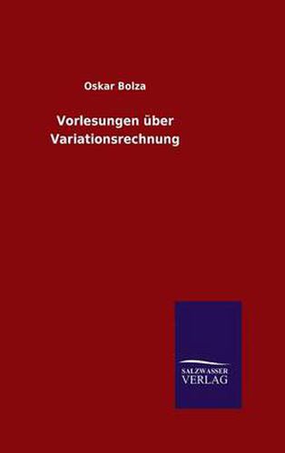 Cover image for Vorlesungen uber Variationsrechnung