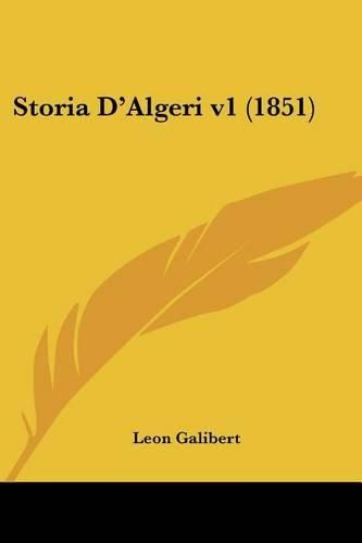 Storia D'Algeri V1 (1851)