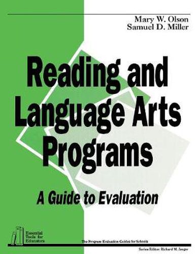 Cover image for Reading and Language Arts Programs: A Guide to Evaluation