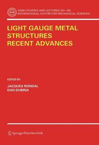 Cover image for Light Gauge Metal Structures Recent Advances