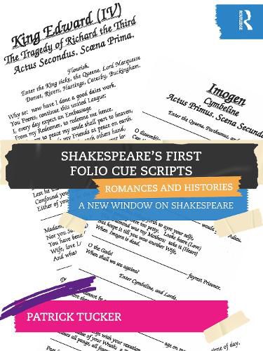 Cover image for Shakespeare's First Folio Cue Scripts - Romances and Histories