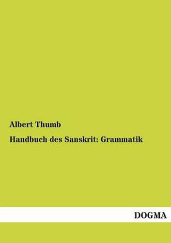 Cover image for Handbuch des Sanskrit: Grammatik