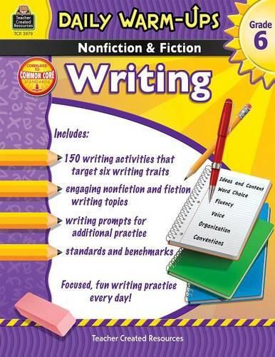 Cover image for Daily Warm-Ups: Nonfiction & Fiction Writing Grd 6