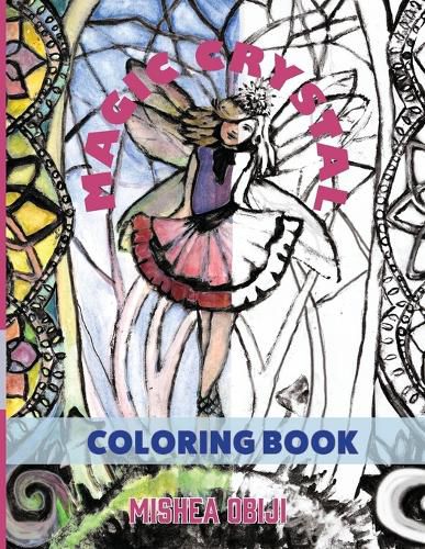 Cover image for The Magic Crystal Coloring book