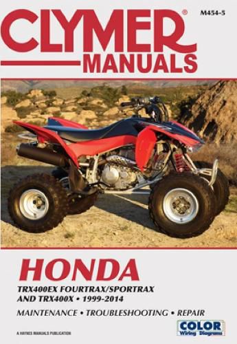 Cover image for Clymer Honda TRX400Ex Fourtrax/Sportrax: 99-14