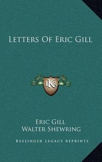 Cover image for Letters of Eric Gill