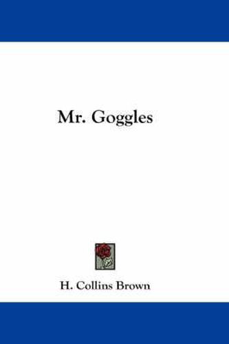 Cover image for Mr. Goggles