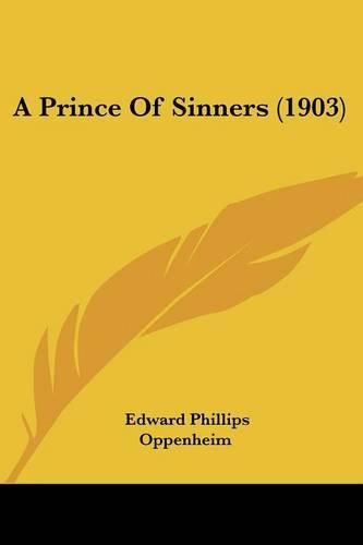 Cover image for A Prince of Sinners (1903)