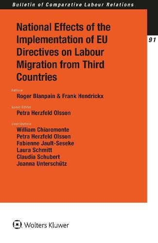 Cover image for National Effects of the Implementation of EU Directives on Labour Migration from Third Countries