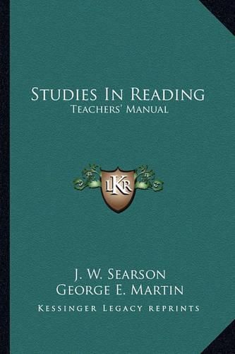 Cover image for Studies in Reading: Teachers' Manual