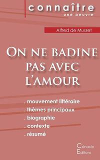 Cover image for Fiche de lecture On ne badine pas avec l'amour de Musset (Analyse litteraire de reference et resume complet)