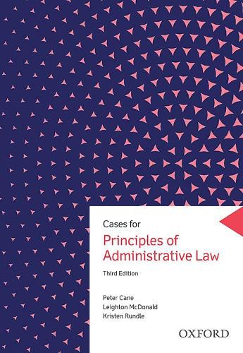 Cases for Principles of Administrative Law (Third Edition)