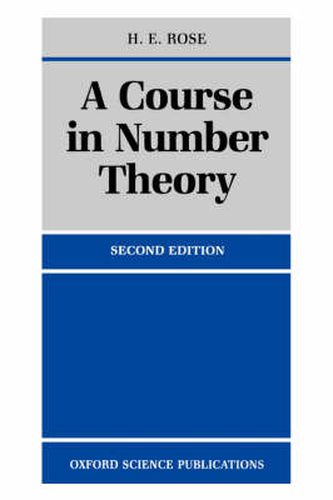 Cover image for A Course in Number Theory