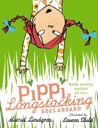 Cover image for Pippi Longstocking Goes Aboard